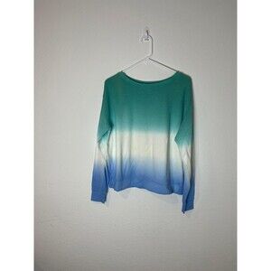 Splendid Sweater Womens Small Ombre Dip Dye Pullover Lightweight